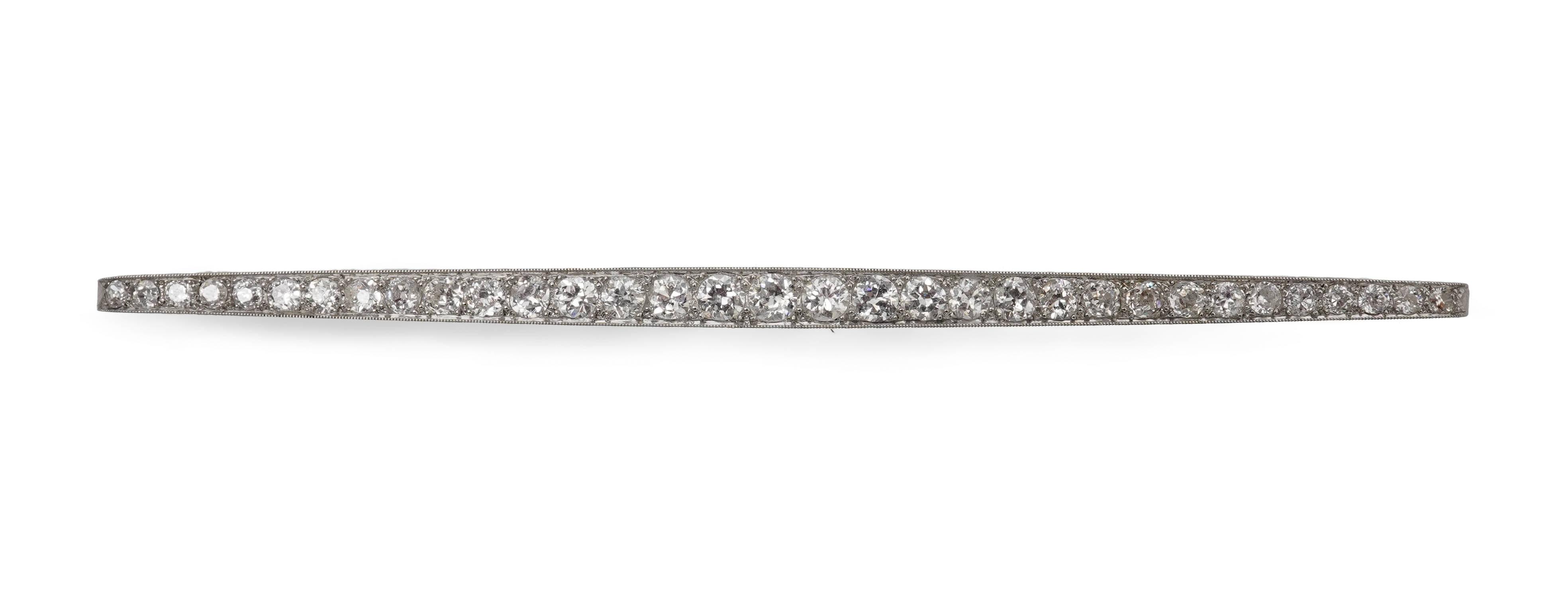 An Art Deco diamond brooch, France, circa 1920